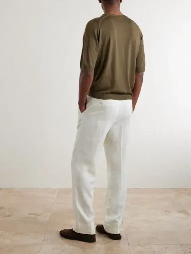 John Smedley Bill Nighy Merino Wool T-Shirt - Men | Thumbnail 4