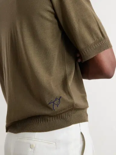John Smedley Bill Nighy Merino Wool T-Shirt - Men | Thumbnail 5