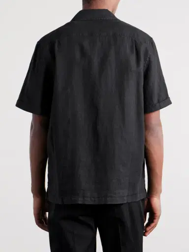 MR P. Convertible-Collar Garment-Dyed Linen Shirt - Men | Thumbnail 4