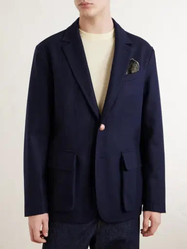 Private White V.C. The Demob Merino Wool Blazer - Men | Thumbnail 3 Private White V.C. The Demob Merino Wool Blazer - Men | Thumbnail 3