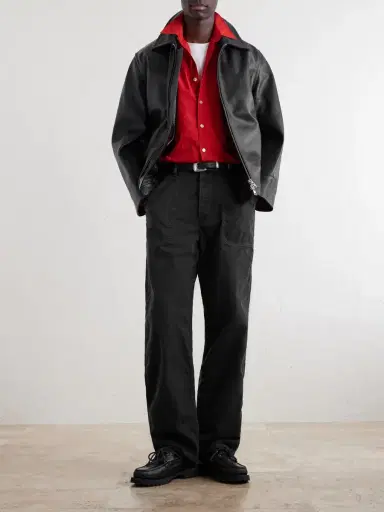 FULLCOUNT USN Seamen’s Straight-Leg Herringbone Trousers - Men | Thumbnail 2
