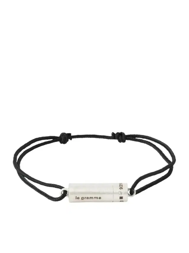 5G Sterling Silver Woven Bracelet - Men