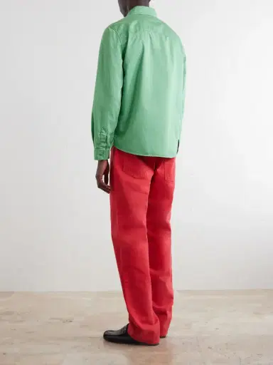 Versace Cotton-Poplin Shirt - Men | Thumbnail 4