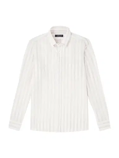 J. Mueser Button-Down Collar Striped Linen Shirt - Men | Thumbnail 1
