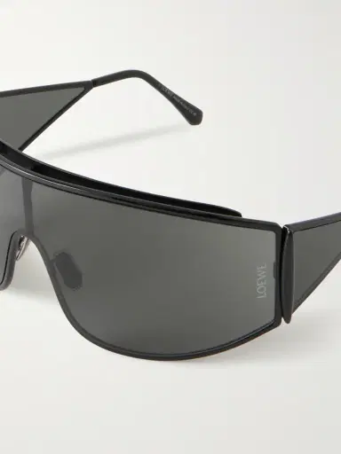 Loewe Speed Shield Black Mask Metal Sunglasses - Men | Thumbnail 2