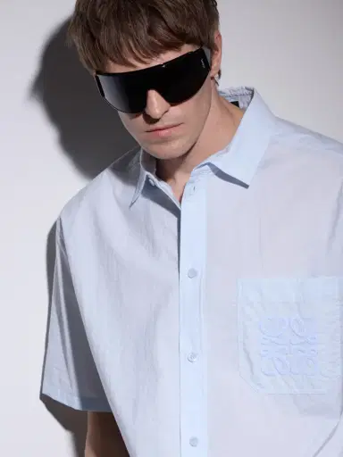 Loewe Speed Shield Black Mask Metal Sunglasses - Men | Thumbnail 5