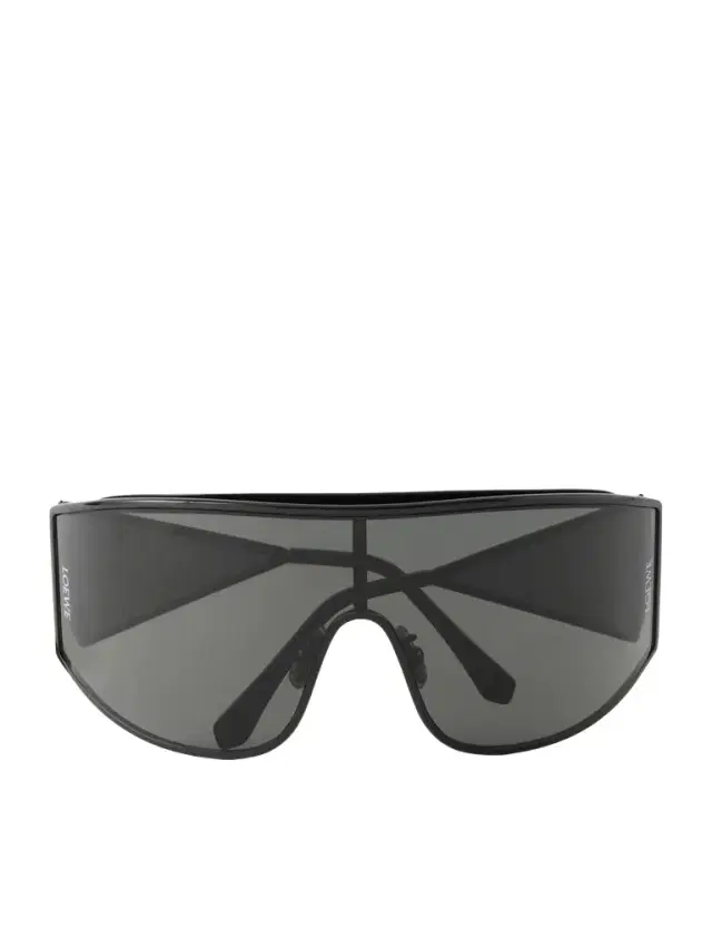Loewe Speed Shield Black Mask Metal Sunglasses - Men