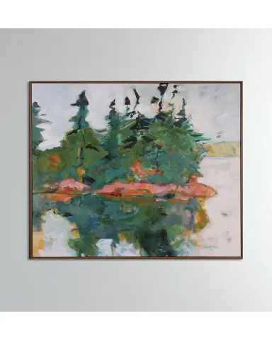 Shadow Catchers Lake Martin Giclee on Stretched Canvas, 40"Sq | Thumbnail 2 Shadow Catchers Lake Martin Giclee on Stretched Canvas, 40"Sq | Thumbnail 2