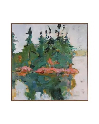 Shadow Catchers Lake Martin Giclee on Stretched Canvas, 40"Sq | Thumbnail 1 Shadow Catchers Lake Martin Giclee on Stretched Canvas, 40"Sq | Thumbnail 1
