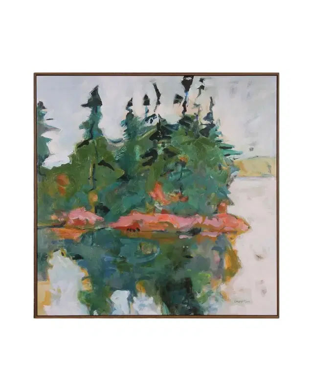 Shadow Catchers Lake Martin Giclee on Stretched Canvas, 40"Sq
