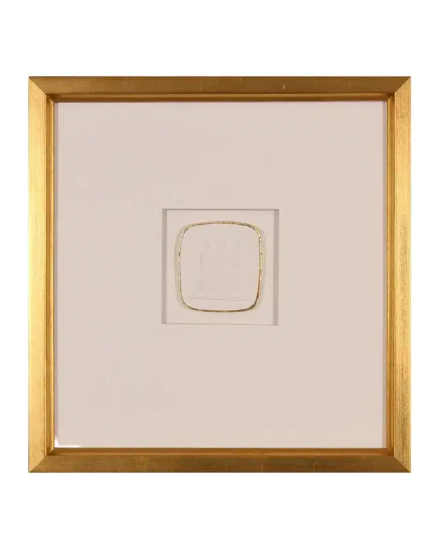 Shadow Catchers Intaglio with Gold 2 Giclee, 13" x 14"