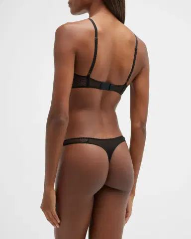 Kiki de Montparnasse High-Cut Crochet Thong | Thumbnail 3