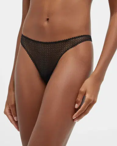 Kiki de Montparnasse High-Cut Crochet Thong | Thumbnail 4
