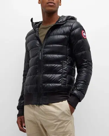 Canada Goose Men's Crofton Hooded Down Bomber Jacket | Thumbnail 4 Canada Goose Men's Crofton Hooded Down Bomber Jacket | Thumbnail 4