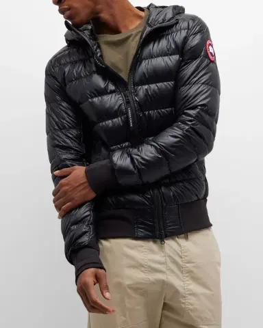 Canada Goose Men's Crofton Hooded Down Bomber Jacket | Thumbnail 6 Canada Goose Men's Crofton Hooded Down Bomber Jacket | Thumbnail 6
