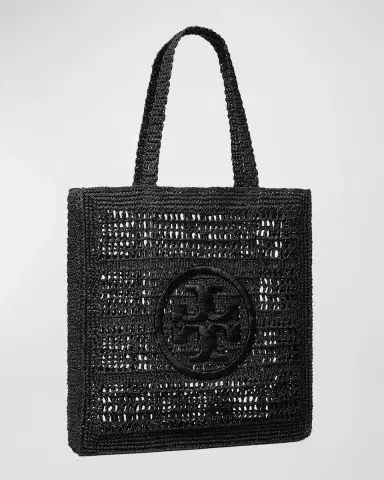 Tory Burch Ella Crochet North-South Tote Bag | Thumbnail 2