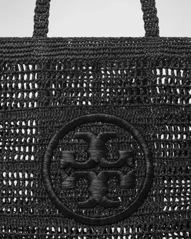 Tory Burch Ella Crochet North-South Tote Bag | Thumbnail 4