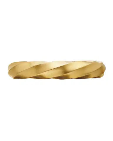 David Yurman Cable Edge Ring in 18K Gold, 4mm | Thumbnail 1