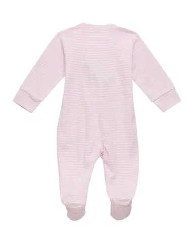 Kissy Kissy Kid 's Simple Stripes Zip Up Footie, Size Newborn-9M | Thumbnail 1