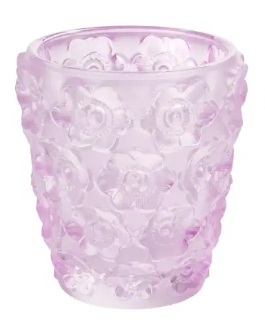 Lalique Anemones Votive Candleholder, Pink Luster | Thumbnail 1 Lalique Anemones Votive Candleholder, Pink Luster | Thumbnail 1