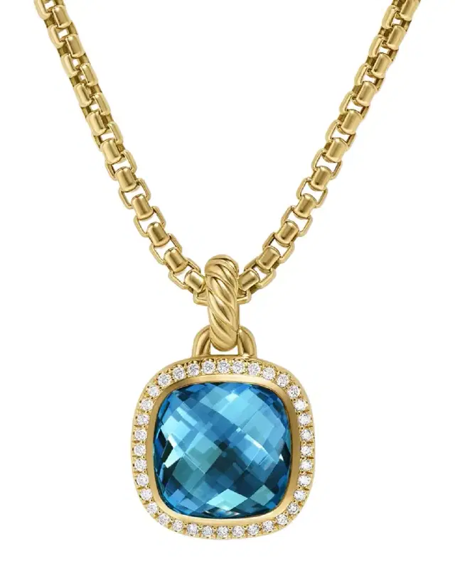 Albion Enhancer with Gemstones and Diamonds in 18K Gold