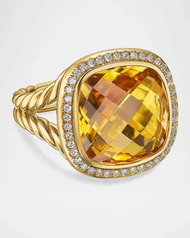 David Yurman Albion Ring with Gemstones and Diamonds in 18K Gold | Thumbnail 5 David Yurman Albion Ring with Gemstones and Diamonds in 18K Gold | Thumbnail 5