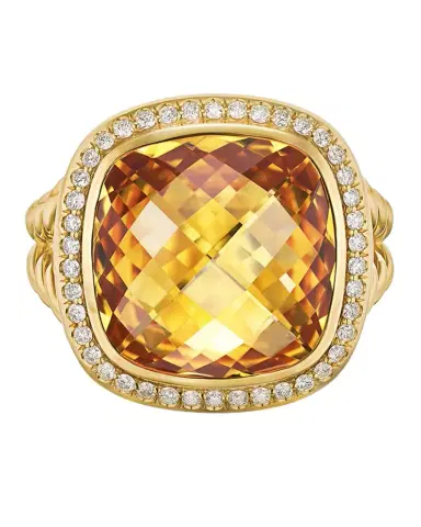 David Yurman Albion Ring with Gemstones and Diamonds in 18K Gold | Thumbnail 1 David Yurman Albion Ring with Gemstones and Diamonds in 18K Gold | Thumbnail 1