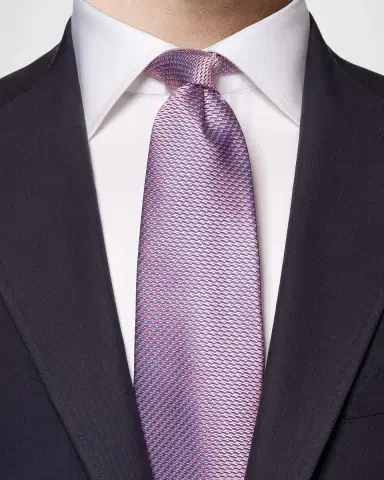 Eton Men's Geometric Silk Tie | Thumbnail 2