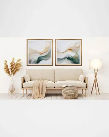Shadow Catchers "Green Splash II" Framed Giclee by Irina Orlov | Thumbnail 2 Shadow Catchers "Green Splash II" Framed Giclee by Irina Orlov | Thumbnail 2