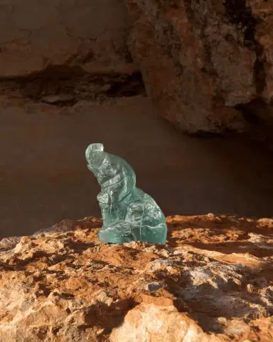 Lalique Baby Elephant Sculpture | Thumbnail 2