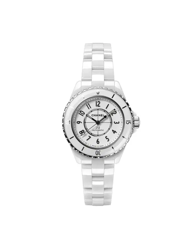 CHANEL J12 33MM CALIBER 12.2 WHITE WATCH