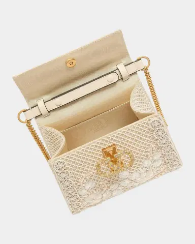 Valentino Garavani Mini Vsling Embroidered Handbag with Jewel Logo | Thumbnail 3