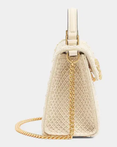Valentino Garavani Mini Vsling Embroidered Handbag with Jewel Logo | Thumbnail 5