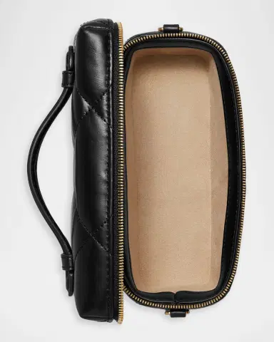 Tory Burch Kira Quilted Leather Vanity Case | Thumbnail 4