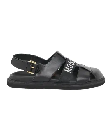 MOSCHINO Men's M Leather Sandals | Thumbnail 1