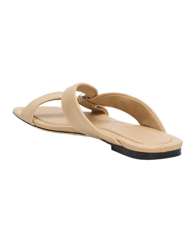 Vilma Strappy Leather Slide Sandals