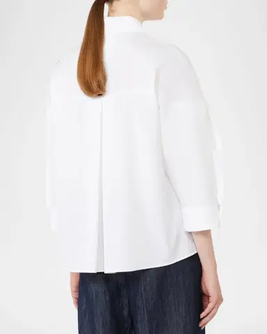 Max Mara 3/4-Sleeve Cotton Shirt | Thumbnail 3