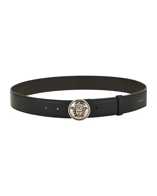 Versace Medusa Leather Belt