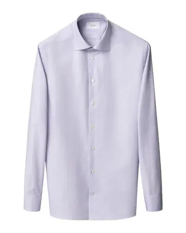 Eton Men's Slim Fit Textured Twill Dress Shirt | Thumbnail 1