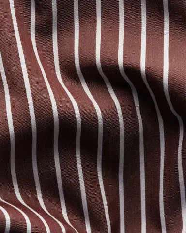 Eton Men's Slim Fit Stripe Cotton and Silk Dress Shirt | Thumbnail 7 Eton Men's Slim Fit Stripe Cotton and Silk Dress Shirt | Thumbnail 7