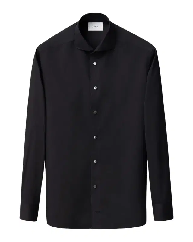 Men 's Slim Fit Stripe Cotton and Silk Dress Shirt