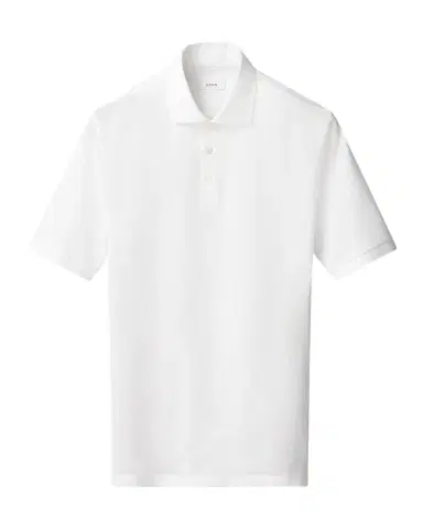 Eton Men's Filo di Scozia Cotton Jaquard Polo Shirt | Thumbnail 1