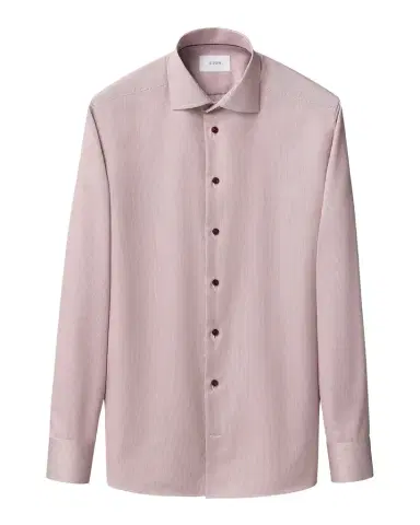 Eton Men's Slim Fit Micro-Stripe Twill Dress Shirt | Thumbnail 1