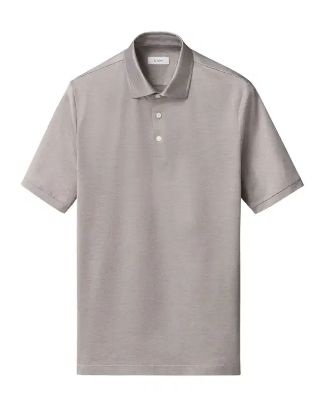 Eton Men 's Filo di Scozia Cotton Jaquard Polo Shirt