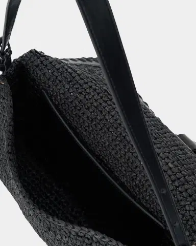 STAUD Harlow Raffia Shoulder Bag | Thumbnail 3 STAUD Harlow Raffia Shoulder Bag | Thumbnail 3