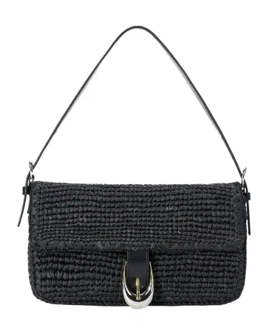 STAUD Harlow Raffia Shoulder Bag | Thumbnail 1 STAUD Harlow Raffia Shoulder Bag | Thumbnail 1