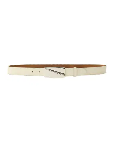Ralph Lauren Collection Logo Buckle Leather Belt, 30mm | Thumbnail 1