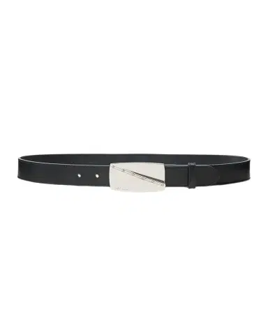 Ralph Lauren Collection Engraved Buckle Leather Belt | Thumbnail 1