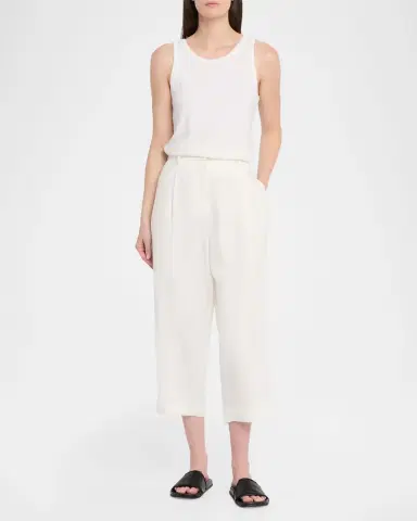 The Row Vivienne Flat Leather Slide Sandals | Thumbnail 10 The Row Vivienne Flat Leather Slide Sandals | Thumbnail 10