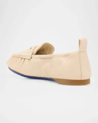 Burberry Fawn Leather Loafer Ballerina Flats | Thumbnail 4 Burberry Fawn Leather Loafer Ballerina Flats | Thumbnail 4
